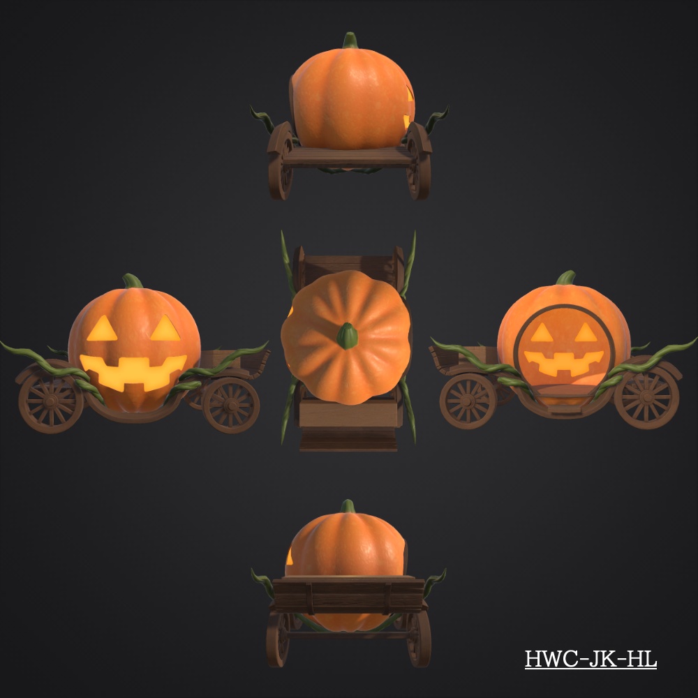 ハロウィンな馬車