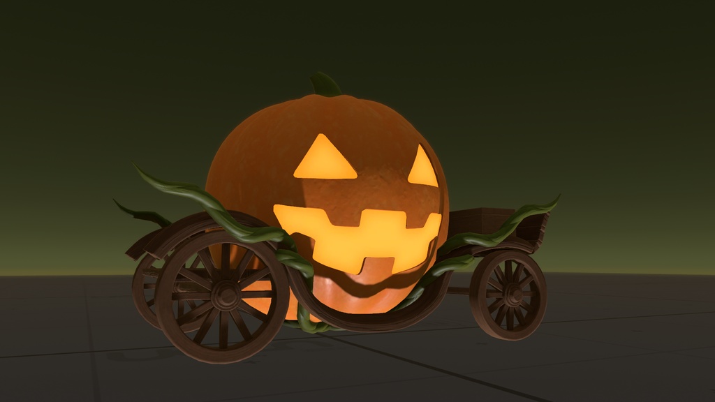 ハロウィンな馬車