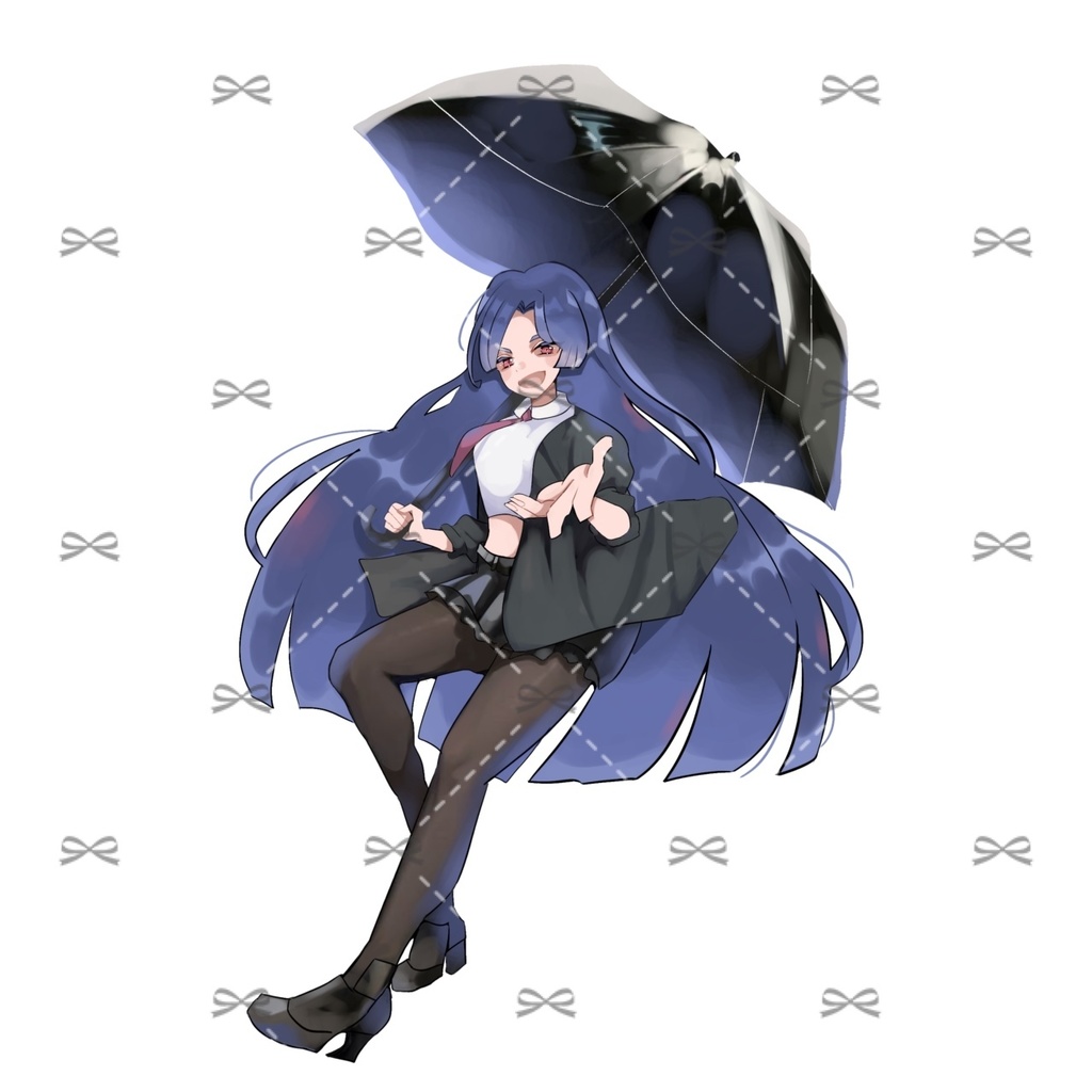 傘を持った少女