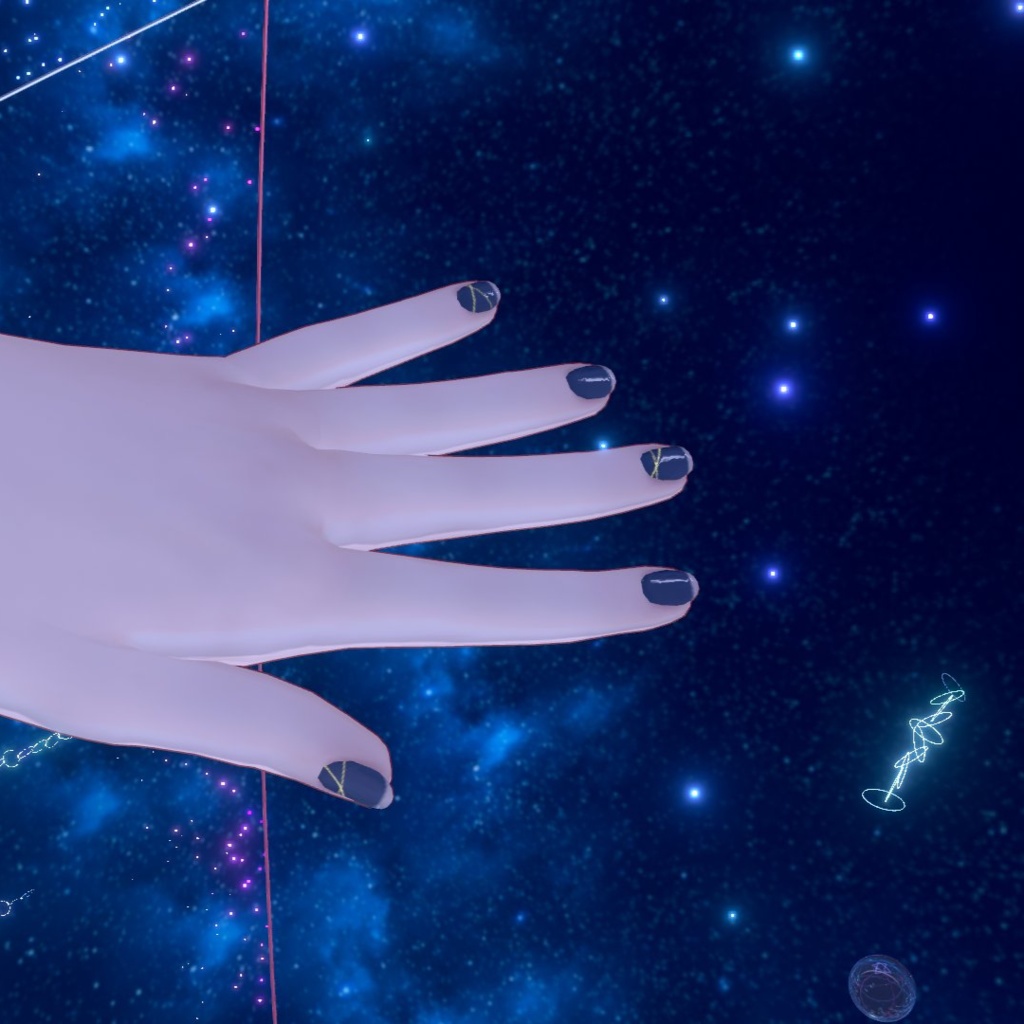 【無料有】マリシアの手塗り風ゴールドラインネイル【Marycia マリシア専用】