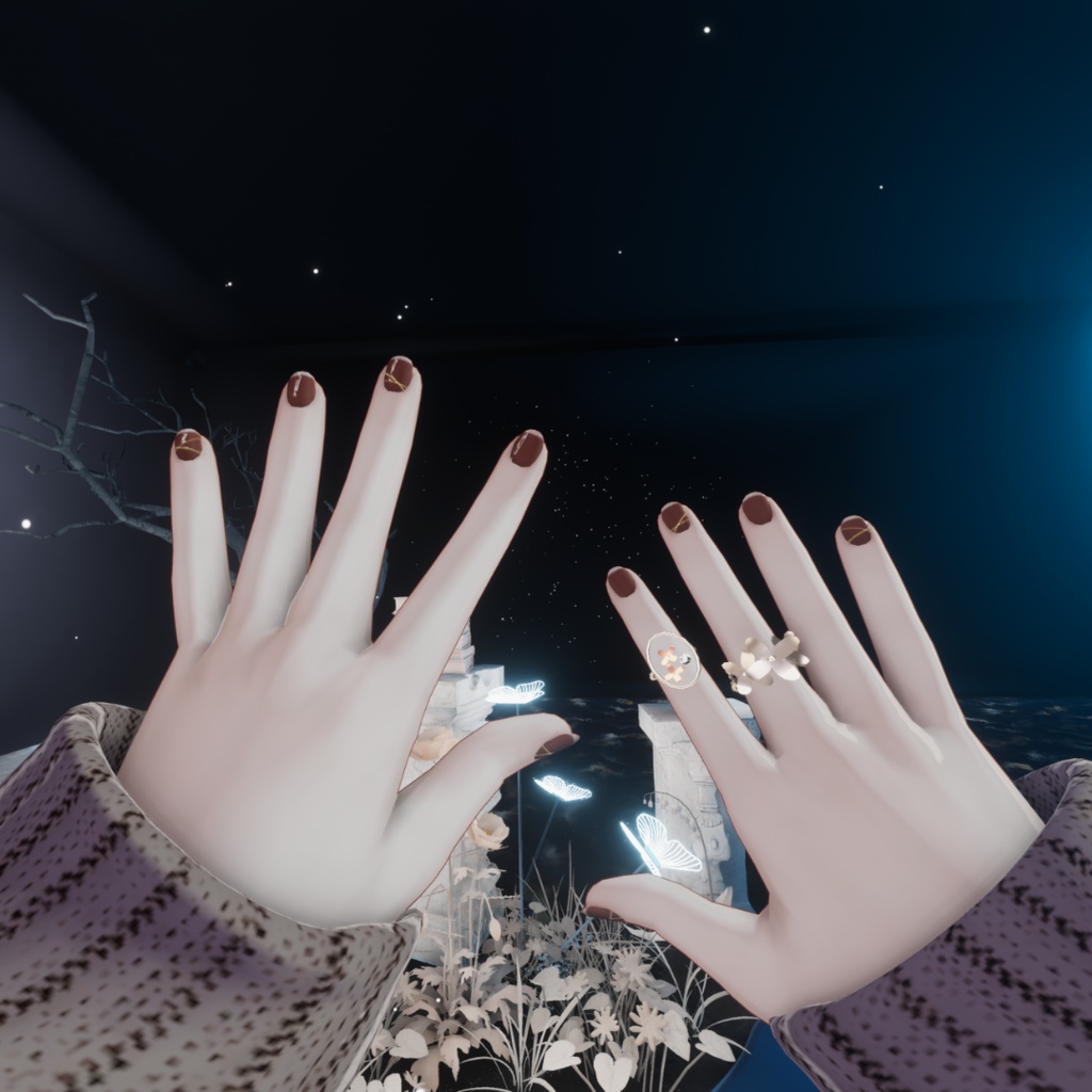 【無料有】マリシアの手塗り風ゴールドラインネイル【Marycia マリシア専用】