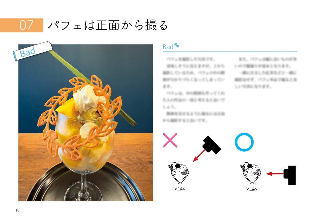 食べ歩きで学ぶ 料理の撮り方 スイーツ編