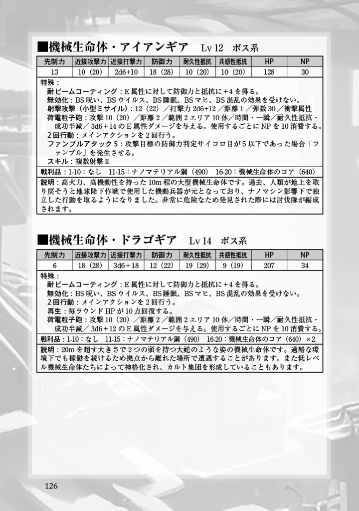 【電子書籍】nano recoil TRPG