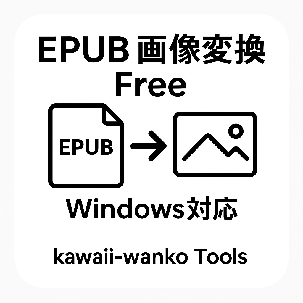 EPUB 画像変換 Free | EPUBから画像を抽出する無料ツール
