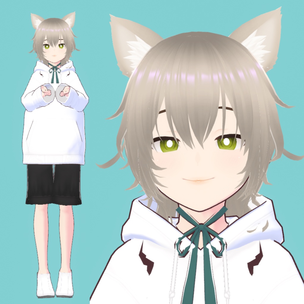 【無料】ねこみみ１号【Vroid製】