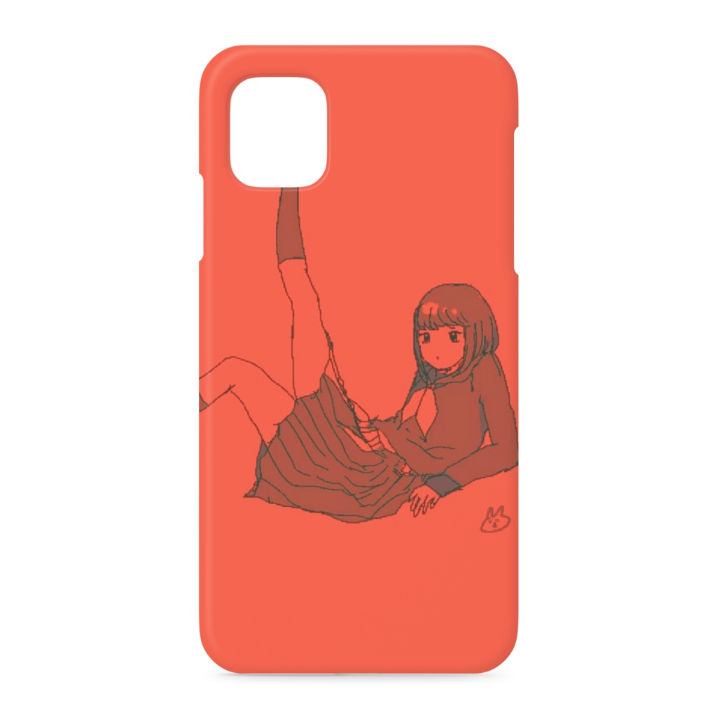 行儀悪い女子のスマホケース iPhone11