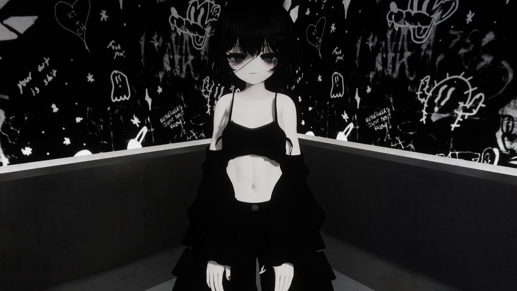 Scarlet Vrchat Avatar Face Tracking Booth Pc and Quest