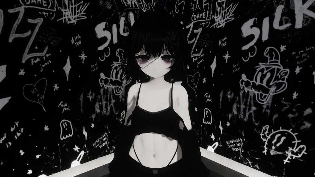 Scarlet Vrchat Avatar Face Tracking Booth Pc and Quest