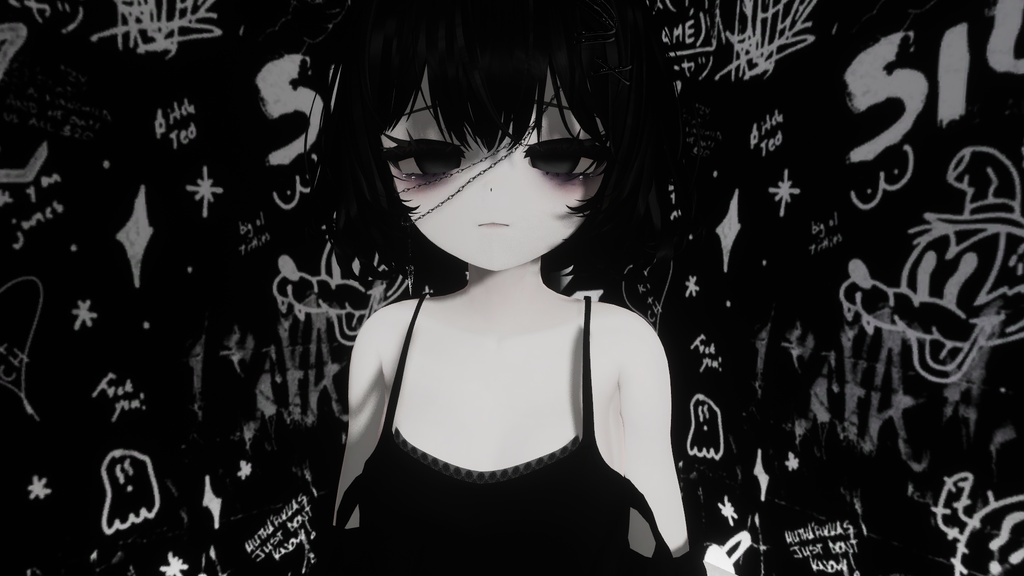 Scarlet Vrchat Avatar Face Tracking Booth Pc and Quest