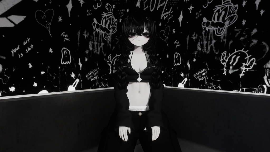 Karma Vrchat Avatar PC and Quest Booth Avatar