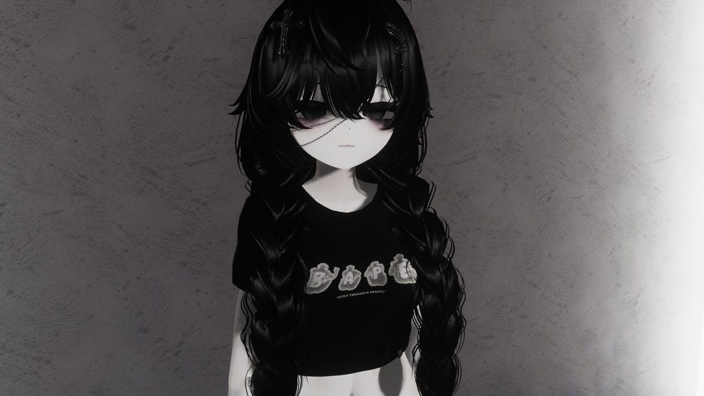 Raven Vrchat Avatar PC and Quest Booth Avatar