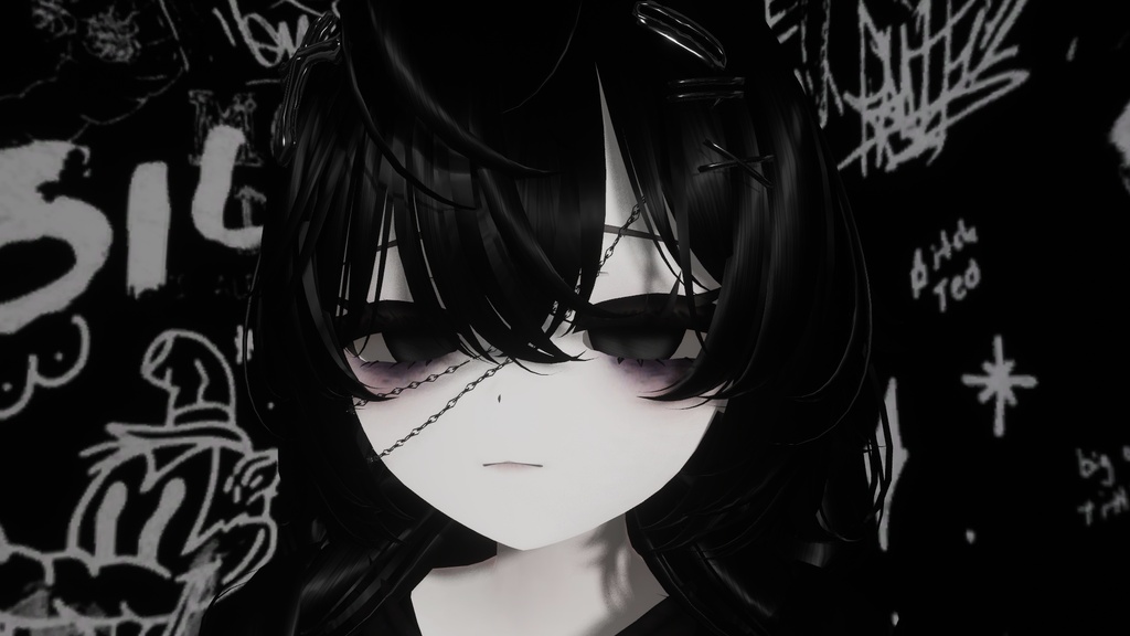 Raven Vrchat Avatar PC and Quest Booth Avatar
