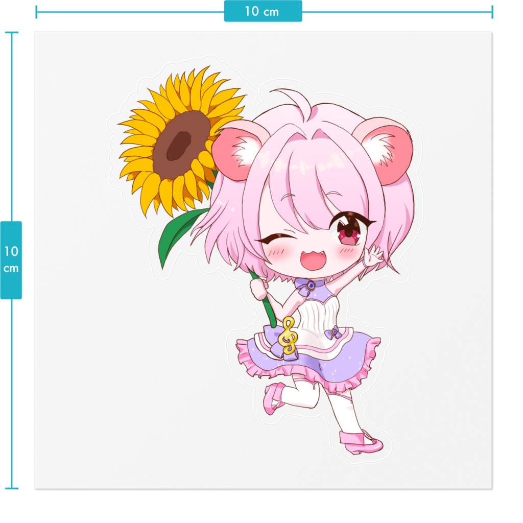 琴音ちいか┊ステッカーver.1ドレスSD