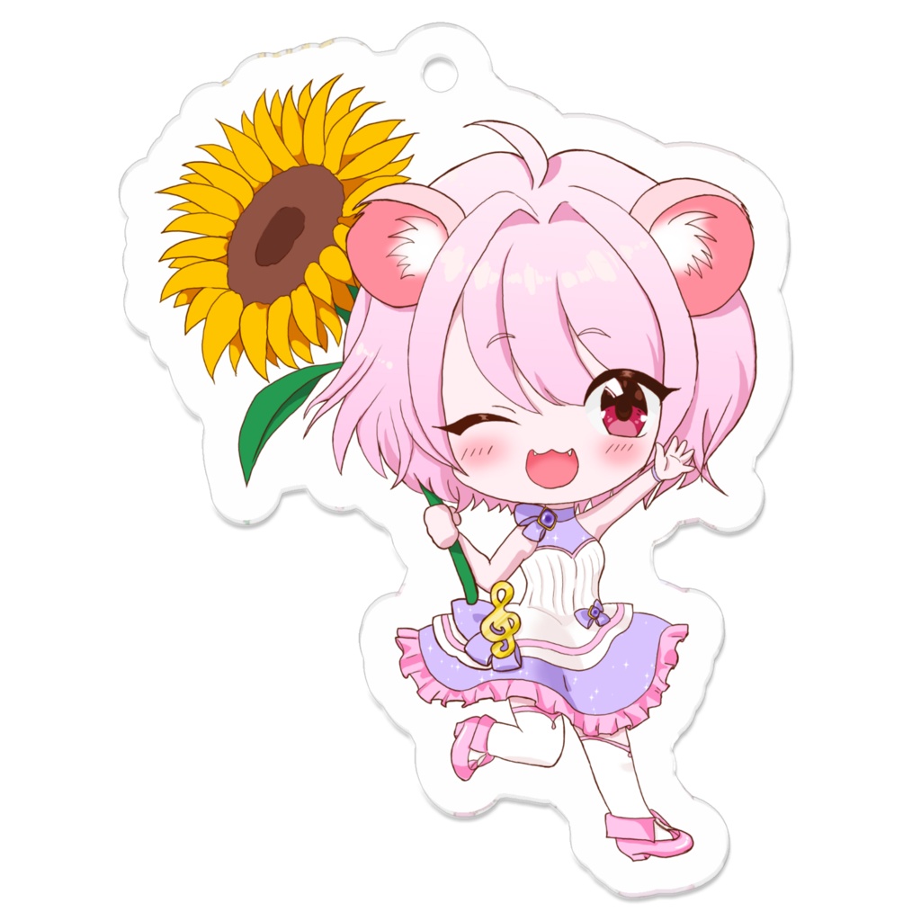 琴音ちいか┊アクリルキーホルダー ver.1ドレスSD