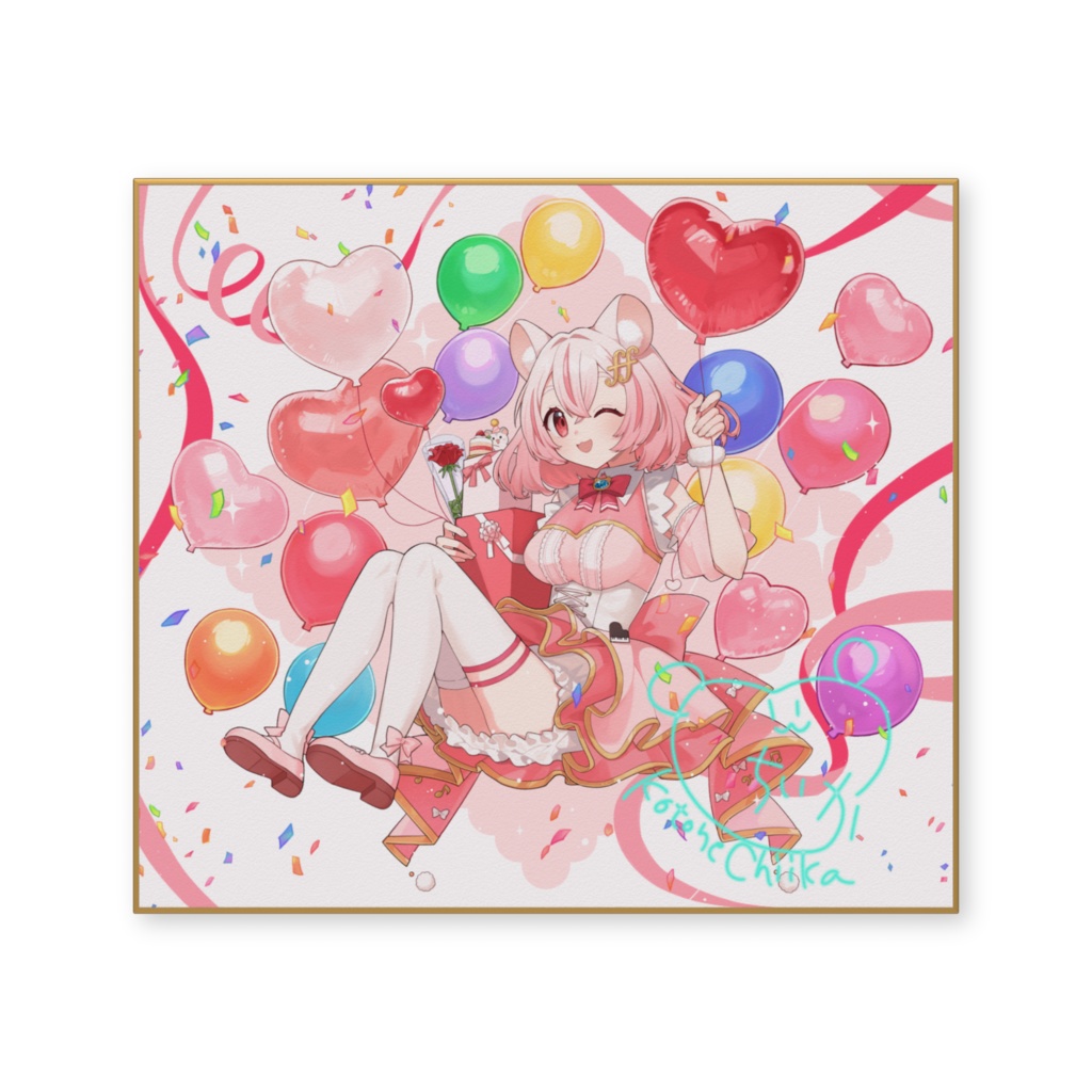 2026生誕祭イラスト色紙(複製サイン入り)