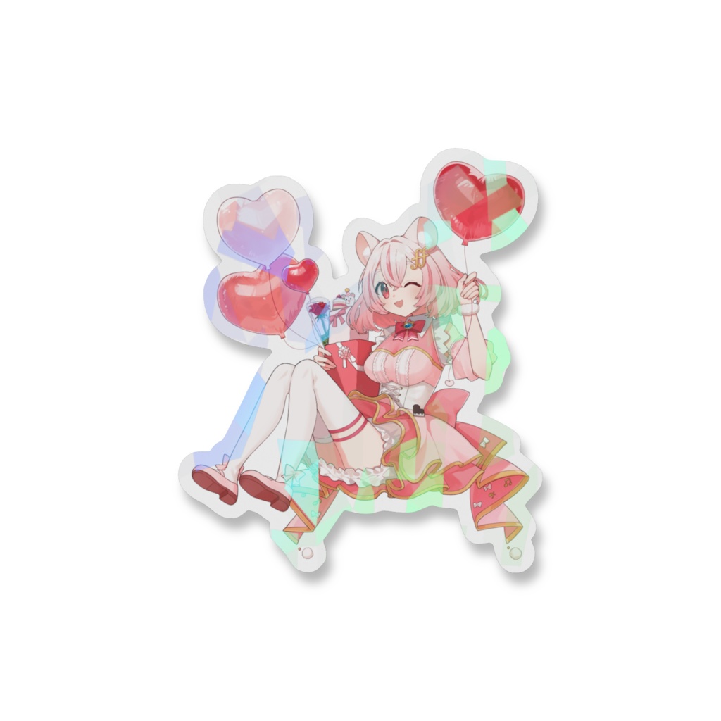 2026生誕祭イラストホロステッカー