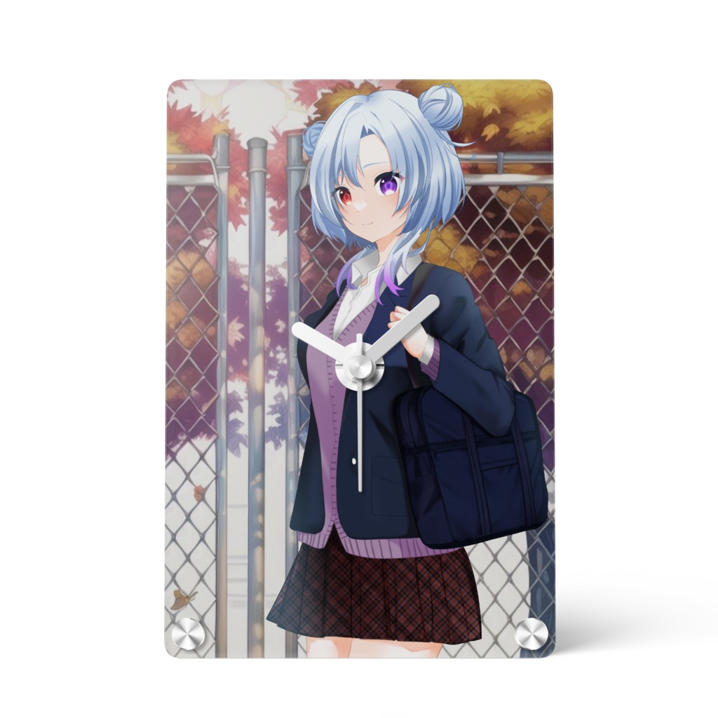 一周年記念　アクリル時計