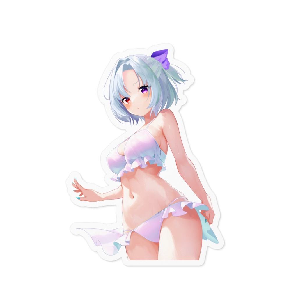 summerステッカー碧