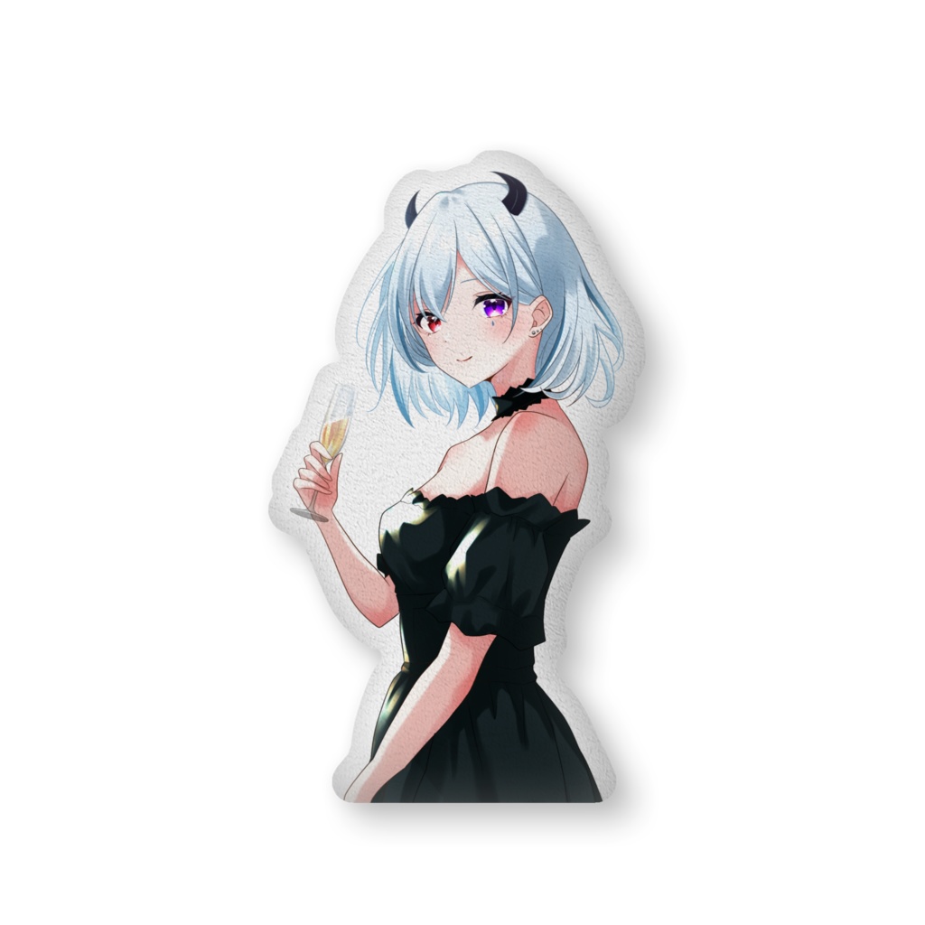 乾杯クッション-常磐碧
