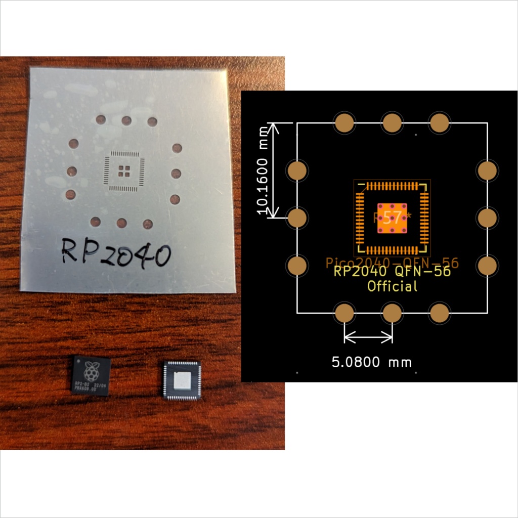 PCB SMT ステンシルお裾分け品:ESP32-S3-MINI-1、RP2040など