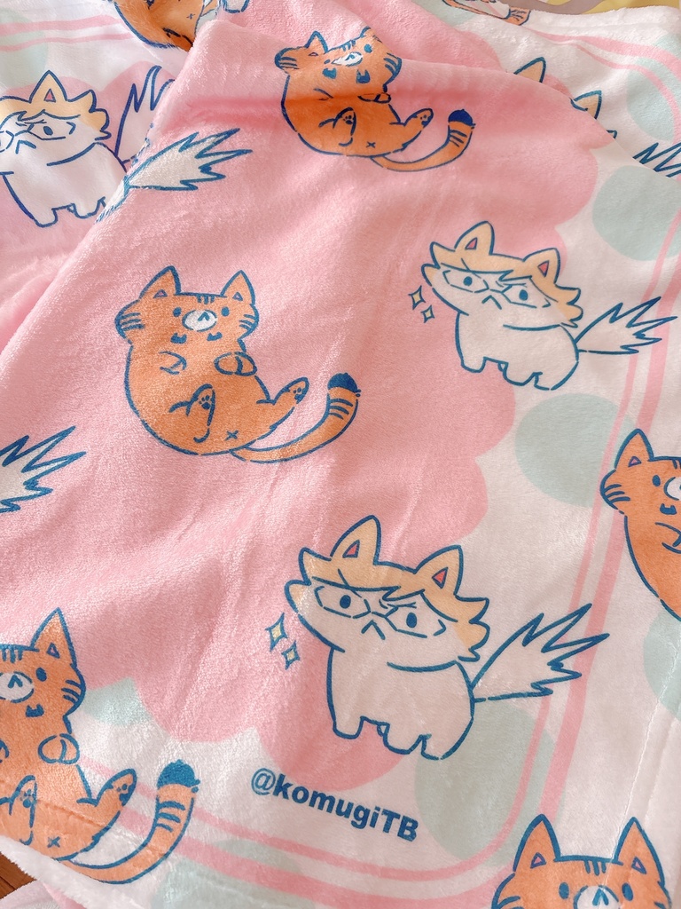 フェリ猫ブランケット