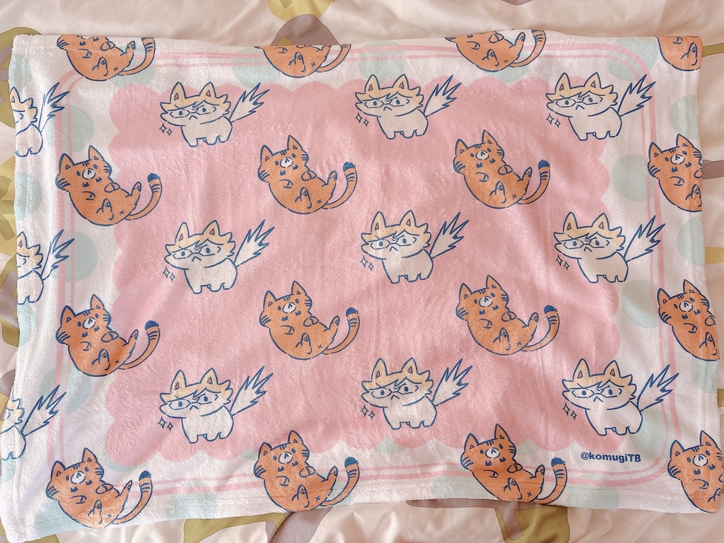 フェリ猫ブランケット