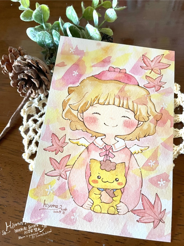 ポストカード付き原画セット「たいせつなおもいで」