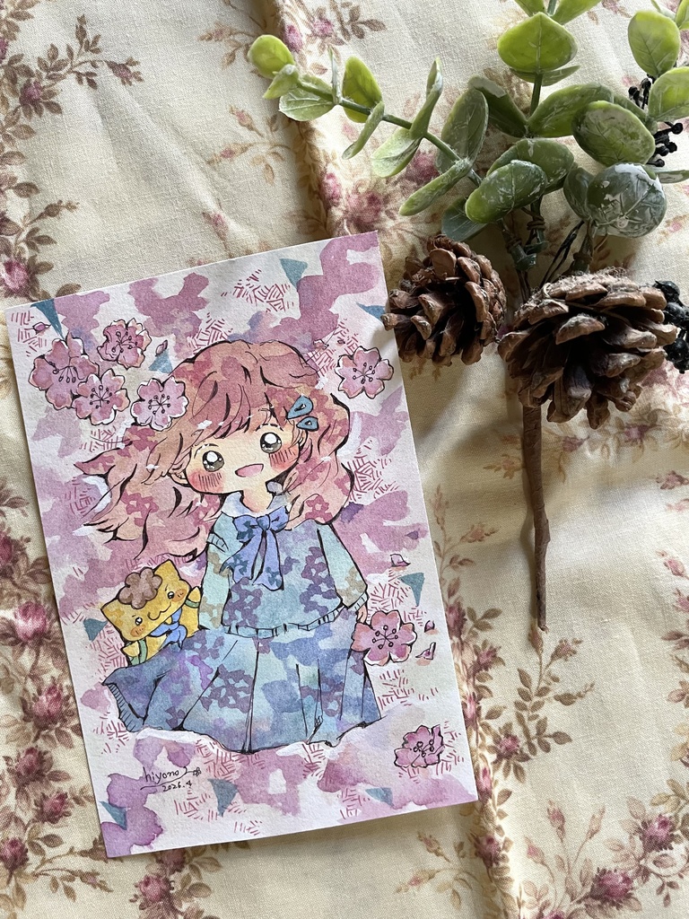 フレームレス原画「桜色シリーズ」
