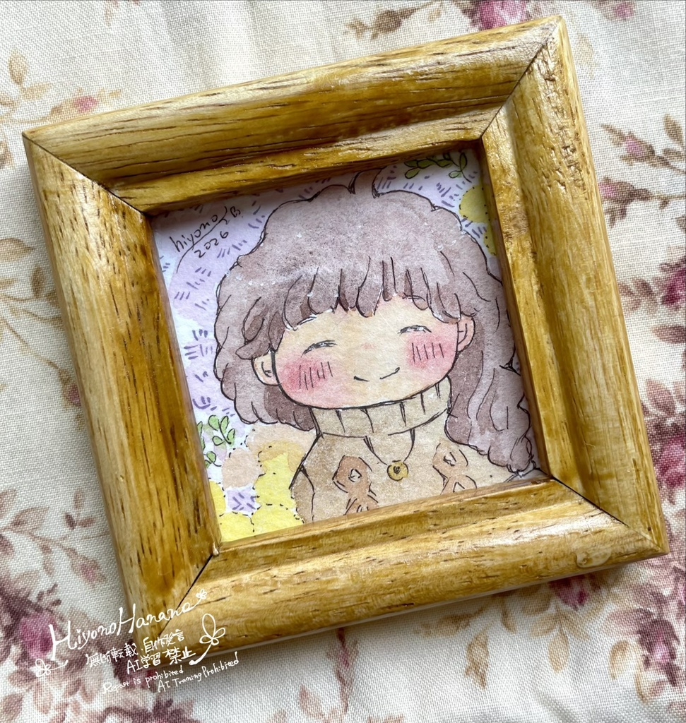 ミニ原画「あの笑顔シリーズ」