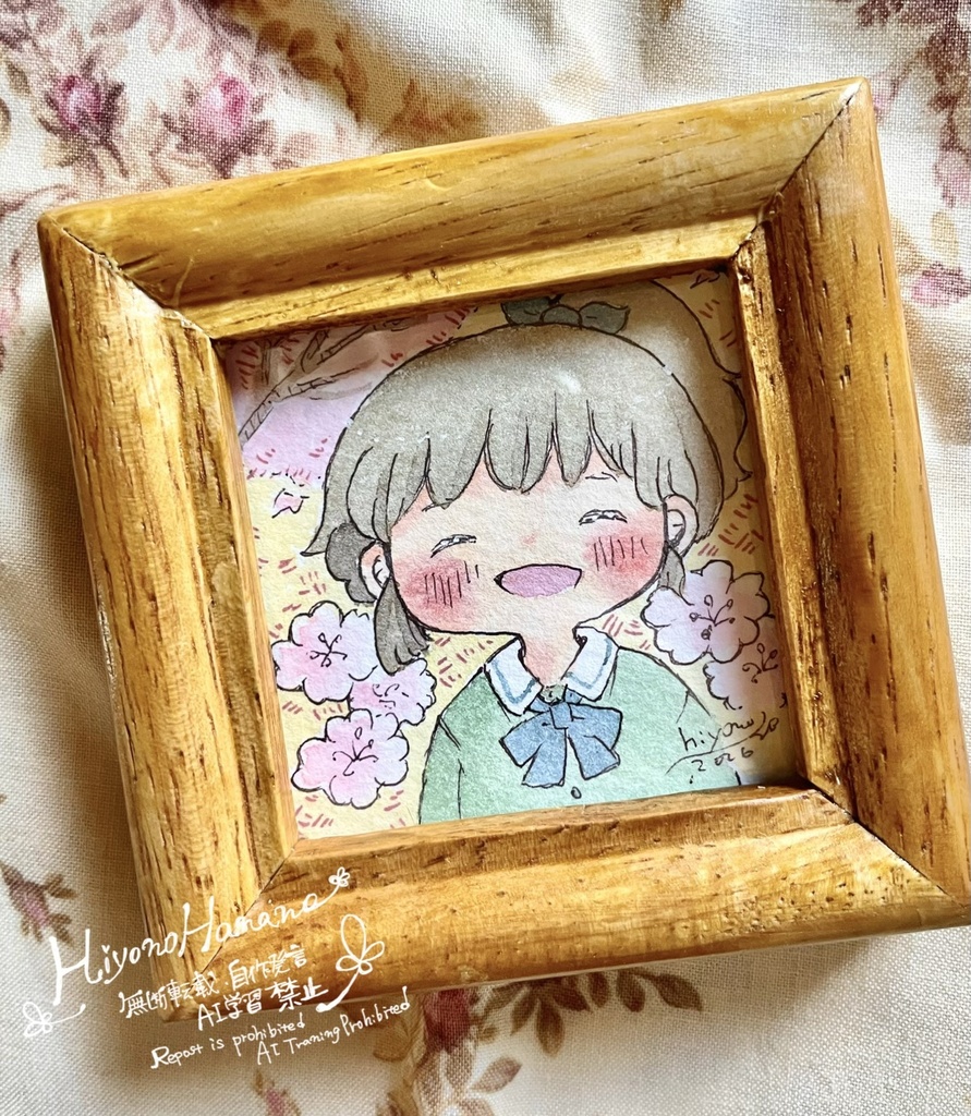 ミニ原画「あの笑顔シリーズ」
