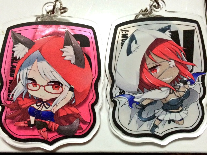 wlwアニマルなアクリルキーホルダー