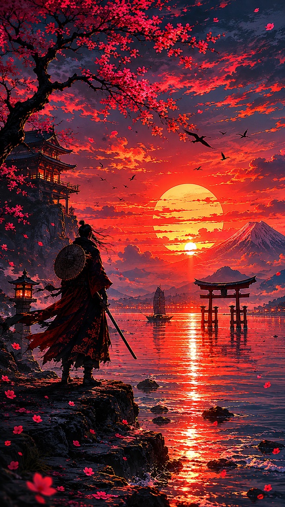 【AI生成】偉人の名言が心に響く幻想的背景 10枚セット（スマホ壁紙/配信背景/Instagram投稿対応）