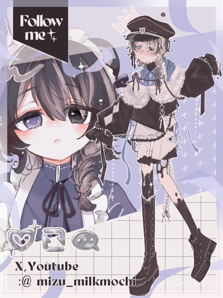 《Free》立ち絵展示素材_౨ৎ*.+゚