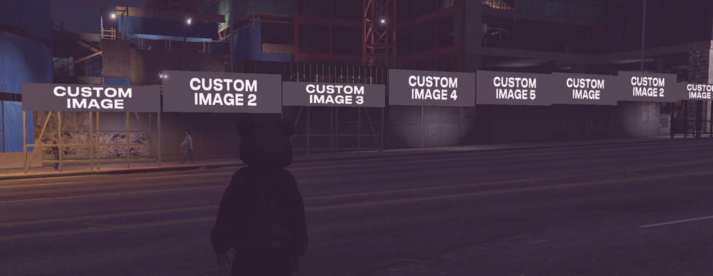 【FiveM】自訂工地廣告牌\カスタマイズ工事看板\Custom Construction Billboards