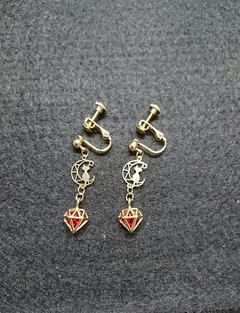 あんスタ ジュエルキャンディ 逆先夏目イメージイヤリングorピアス Kapibaragoya Booth