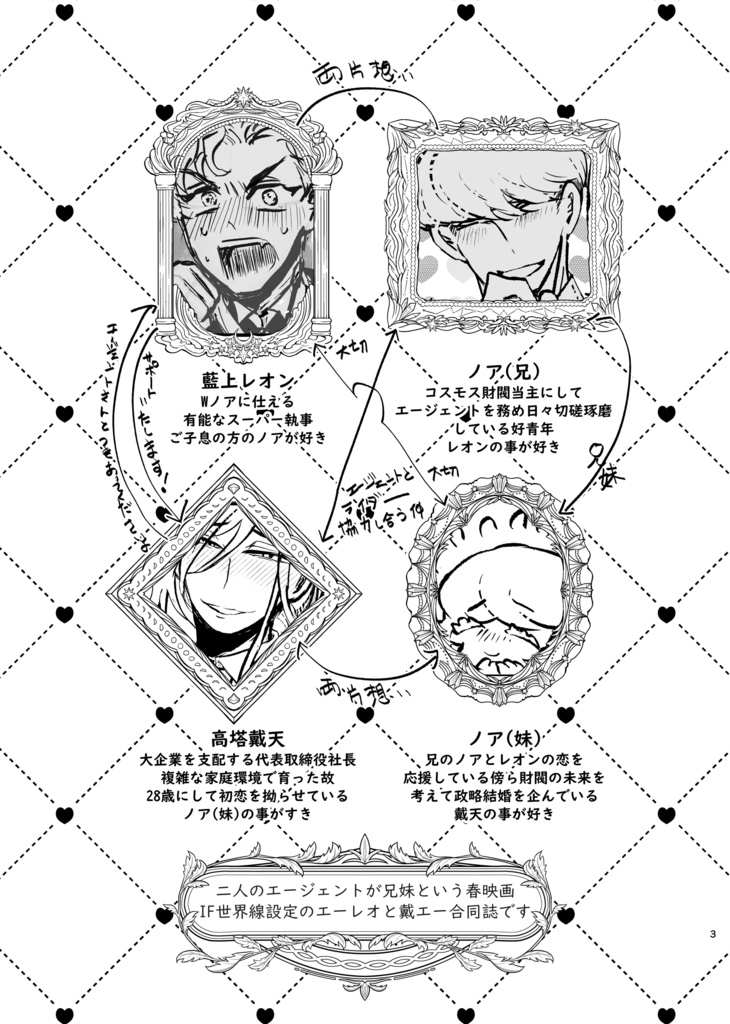 戴エー&エーレオ合同誌