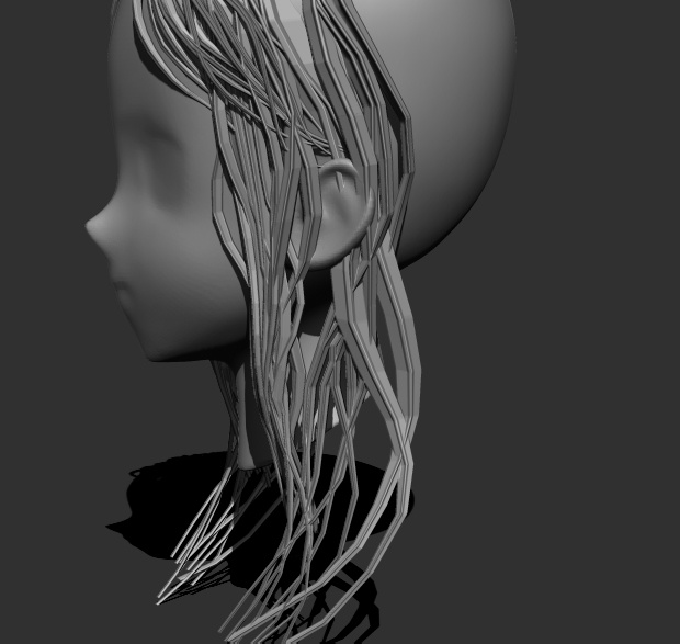 Zbrush マルチヘアーブラシ Yogdyr Booth