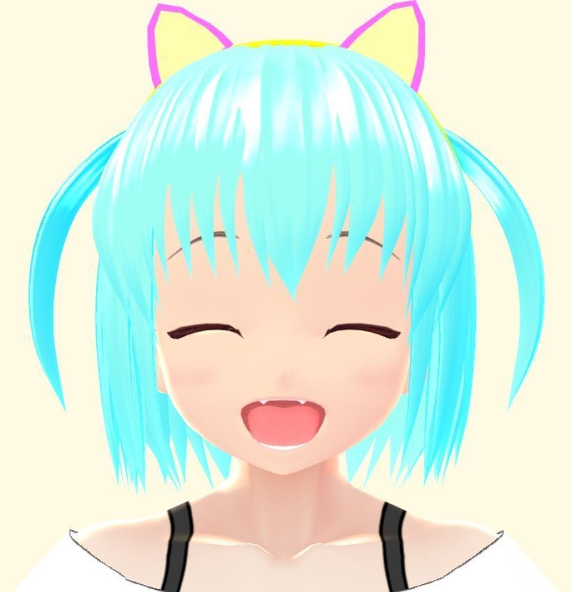 【#VRoid】口用テクスチャ素材【ノーマル+八重歯】
