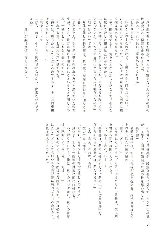 とある本丸への報告書ファイル