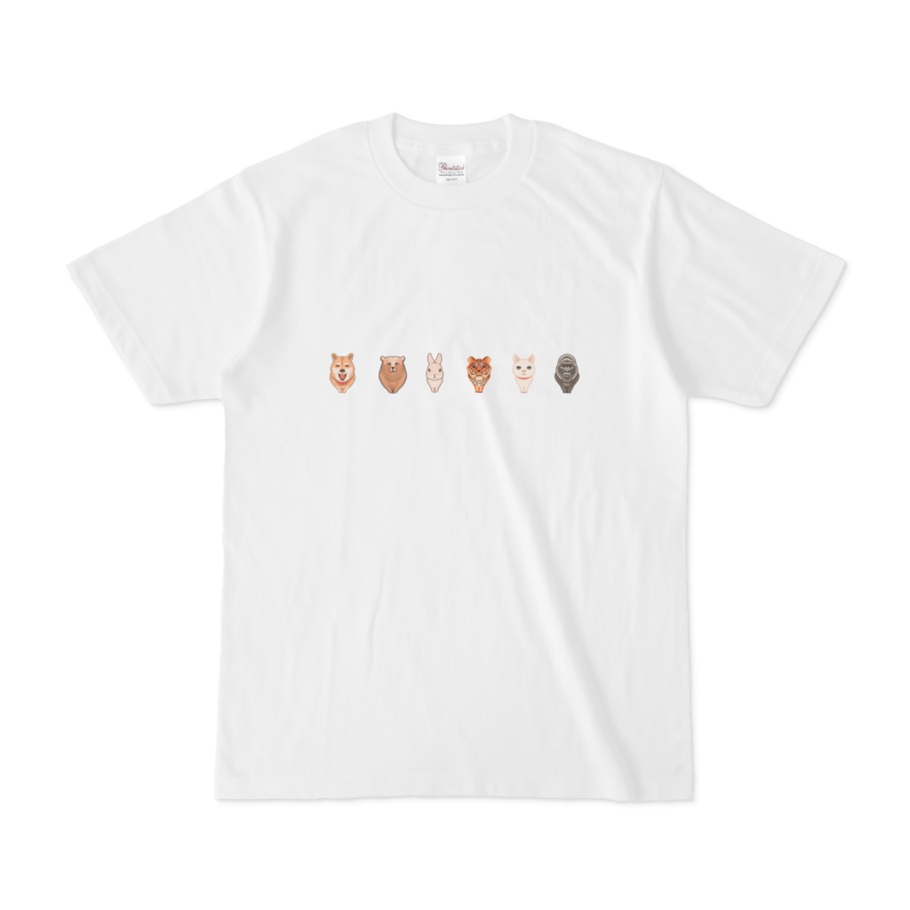 どうぶつたちのTシャツ