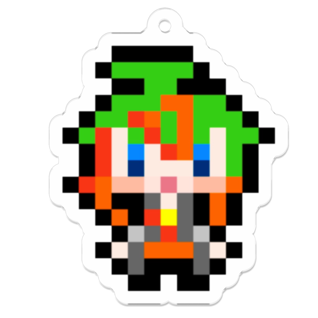 咲ノ味ぽん　ドットアクリルキーホルダー