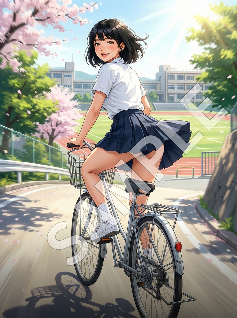 【AIイラスト集】放課後のダイナミズム ― 陽葵 1st Photobook ―