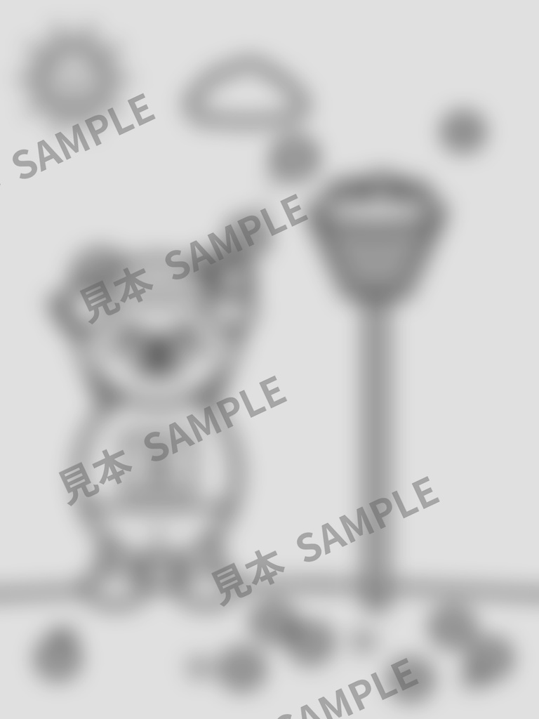 子どものぬりえ|どうぶつの運動会6枚(PDF)