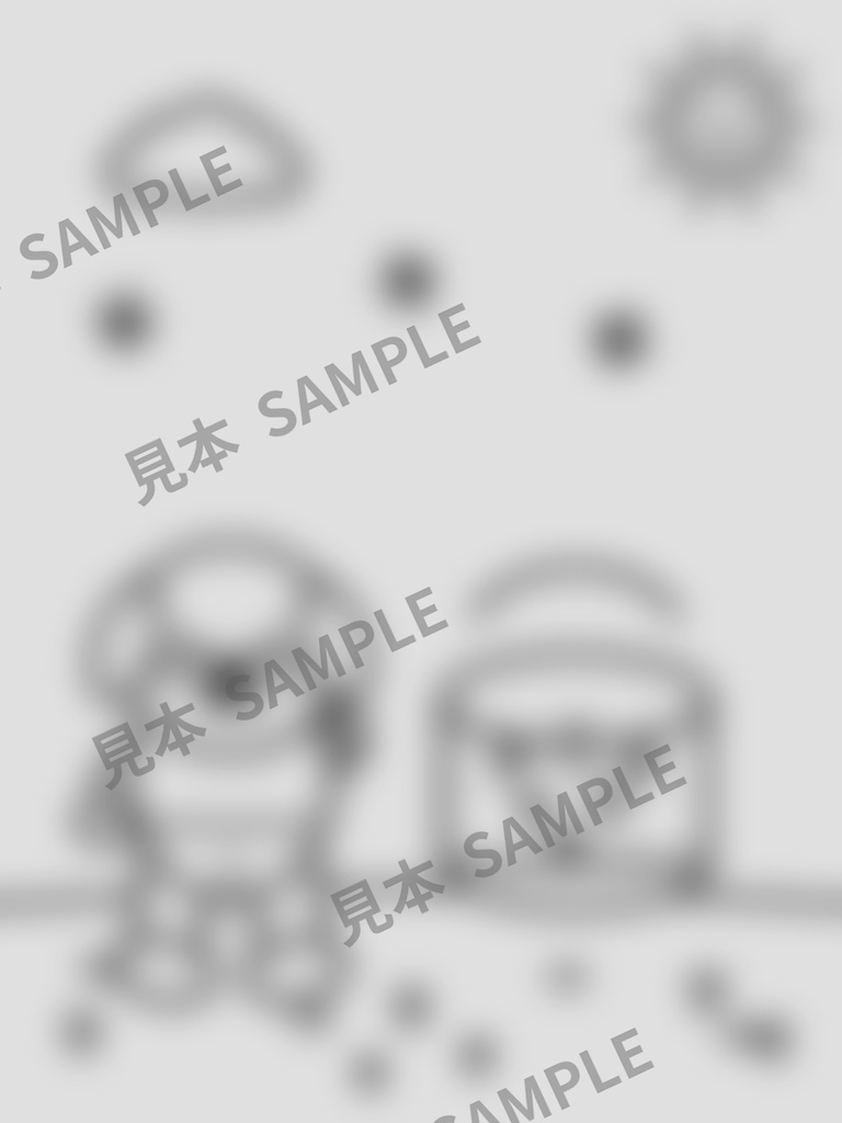 子どものぬりえ|いぬの秋6枚(PDF)
