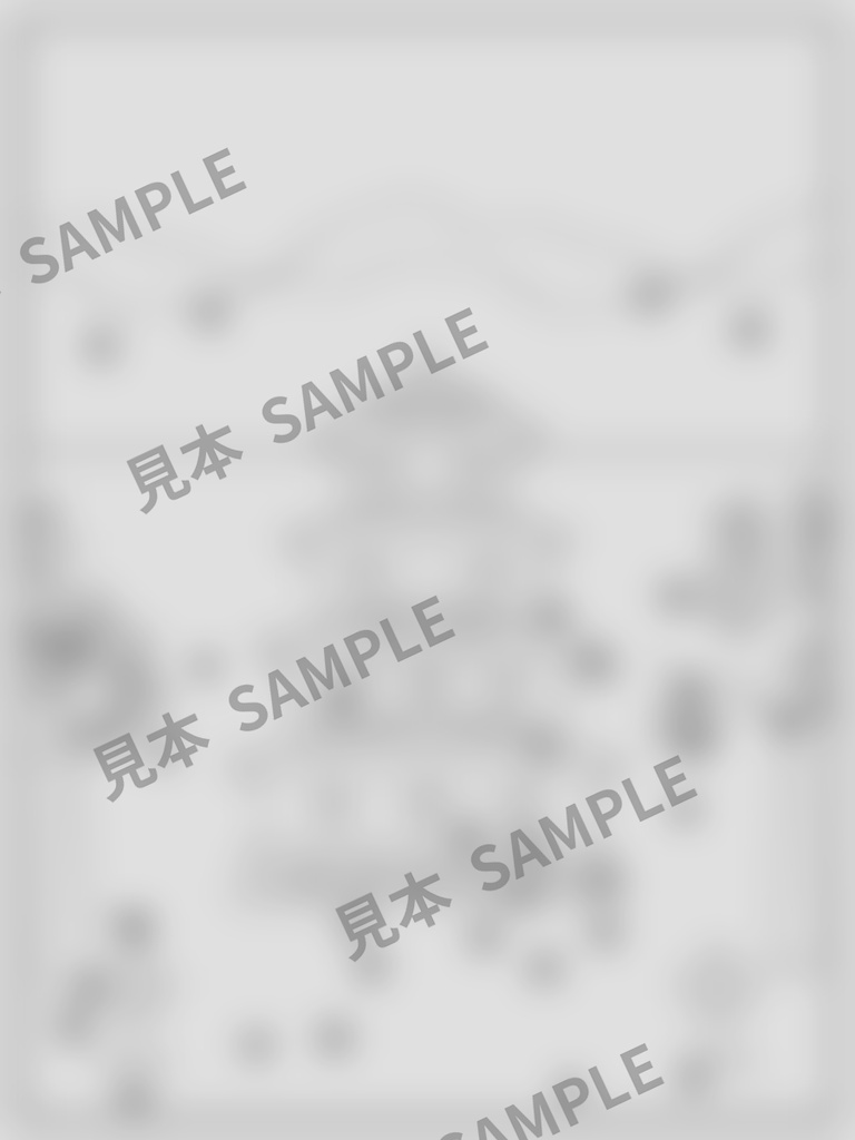 大人のぬりえ|紅葉の城6枚(PDF)