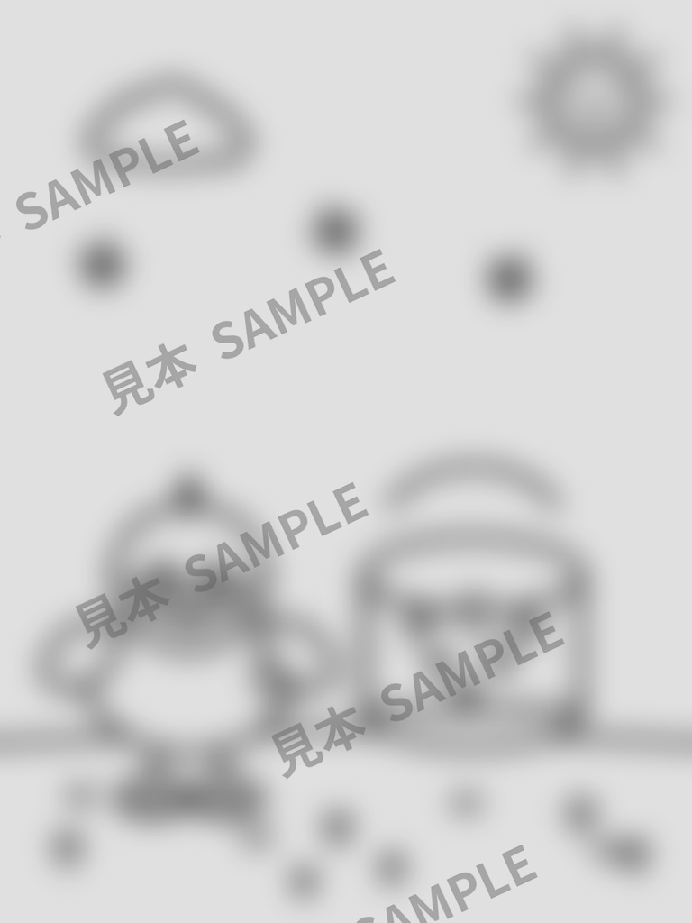 子どものぬりえ|あひるの秋6枚(PDF)