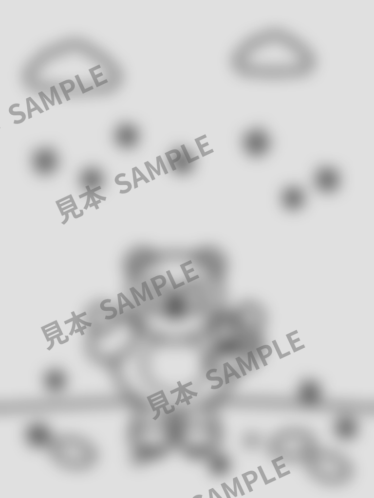 子どものぬりえ|ぱんだの秋6枚(PDF)
