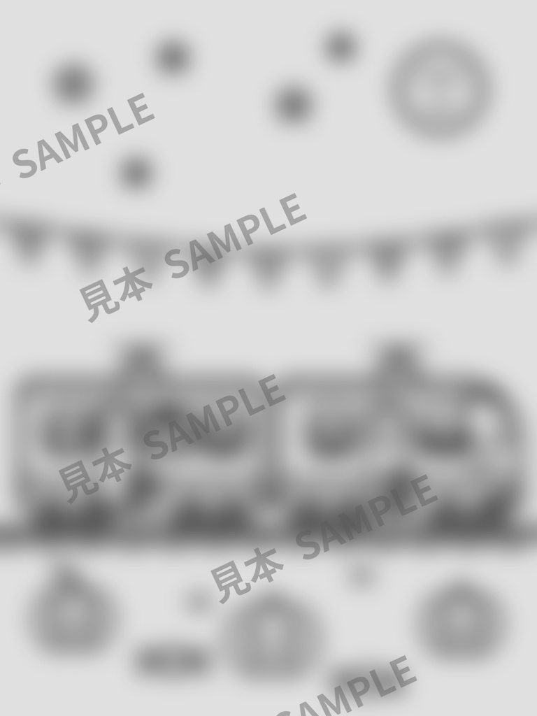 子どものぬりえ|でんしゃでおでかけ6枚(PDF)