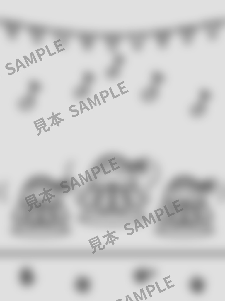 子どものぬりえ|にこにこおべんとう6枚(PDF)