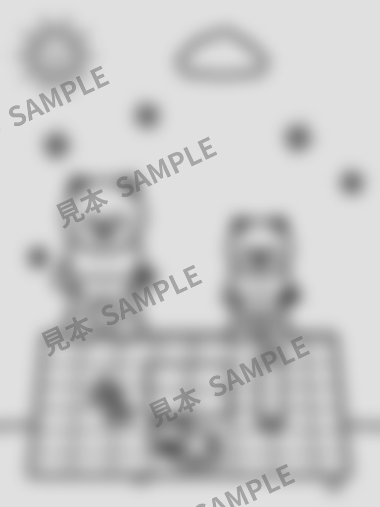 子どものぬりえ|ぶたの秋6枚(PDF)